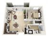 Mosaic Apartments_Oxnard CA_Floor Plan_One Bedroom One Bathroom 1A Mosaic Apartments_Oxnard CA_Floor Plan_One Bedroom One Bathroom 1A
